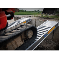Digga EZY LOADA Aluminium Loading Ramps for Skid Steer Loader / Excavator