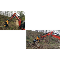 SourcePro Rotating Excavator Wood Grapple / Grab